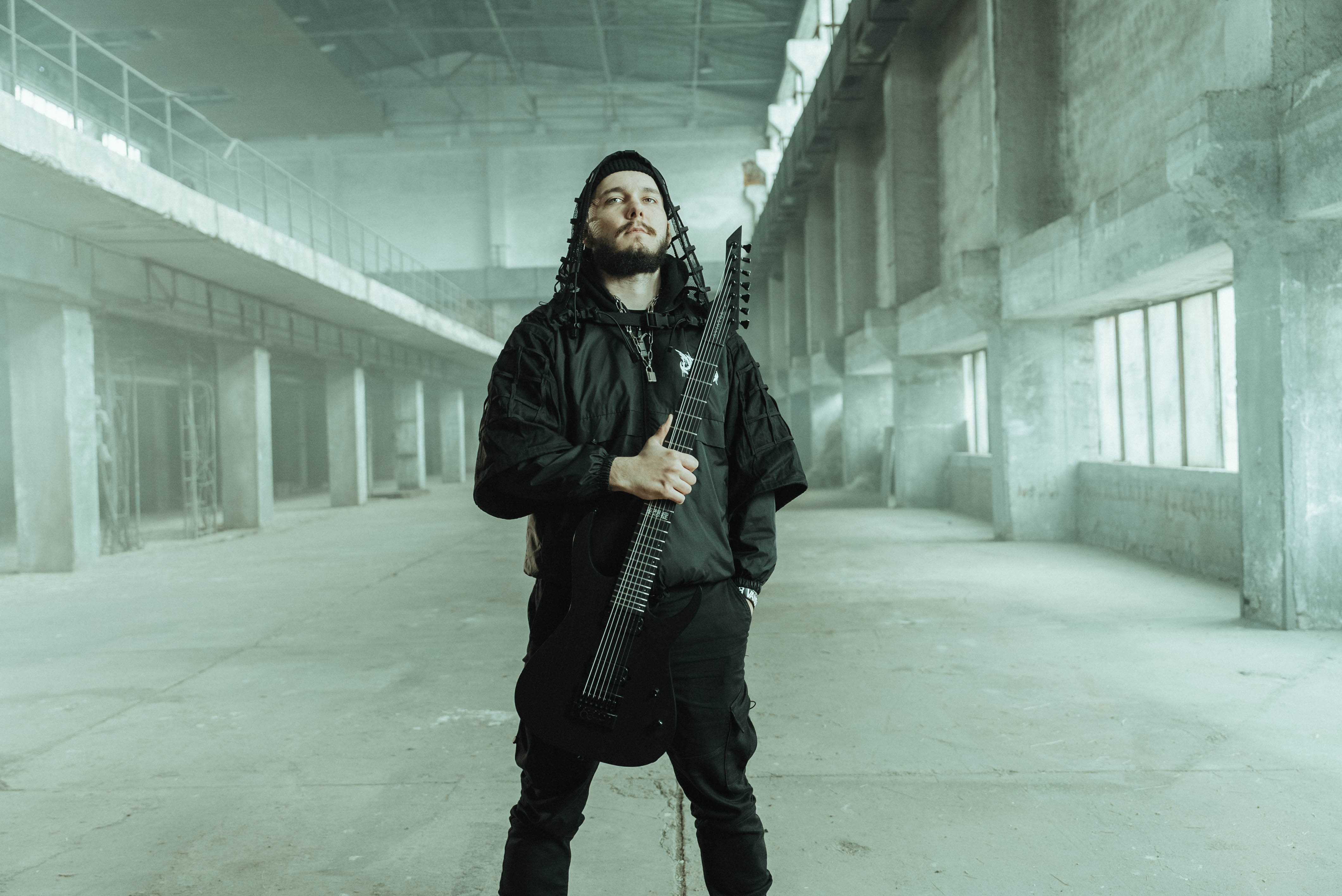 Martin Zalesak in a foggy industrial space